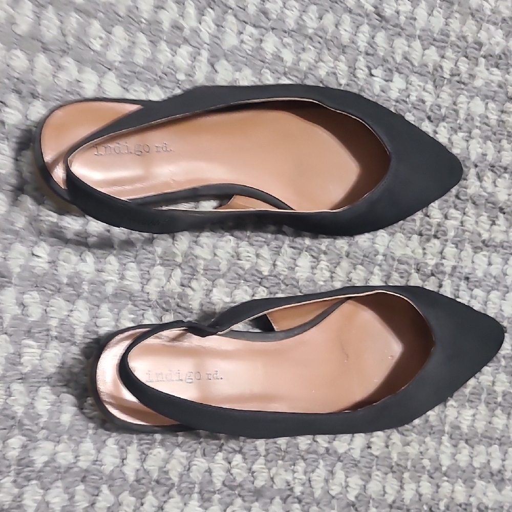 Indigo Black Women's Slingback Flats - Picture 10 of 10
